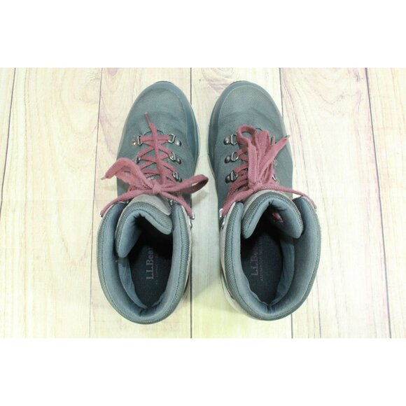 LL Bean Alpine Gray Mesh Insulated Waterproof Lace Up Hiking Boots Size 11 M - Picture 7 of 9